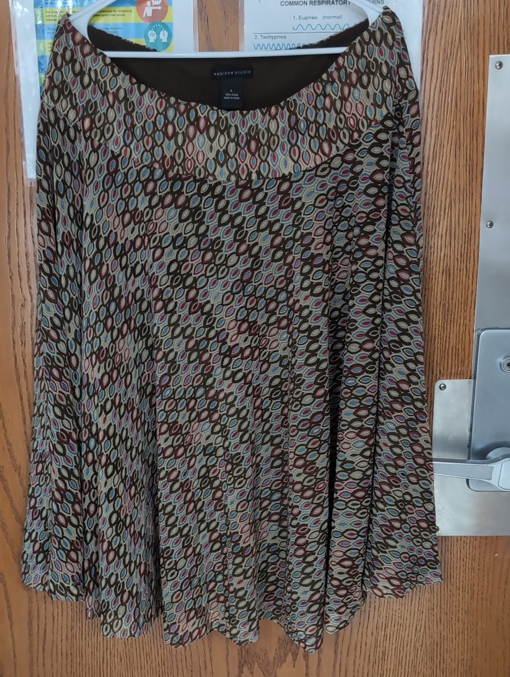 Madison Studio Multicolor Geometric A-Line Skirt